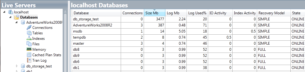 SQL Server database comparison