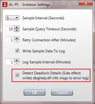 SQL Server Error Deadlock detail option