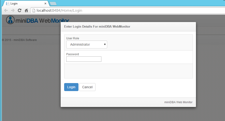 Web Monitor Login